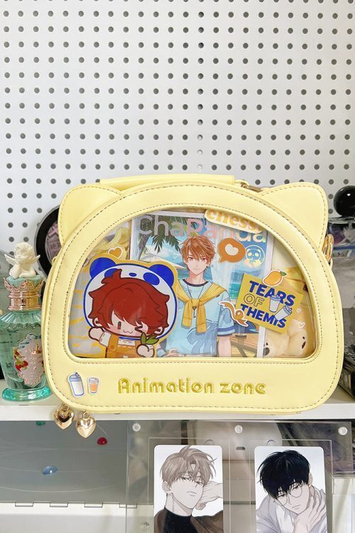 Cat Ita Crossbody Bag for Plushies and Pins