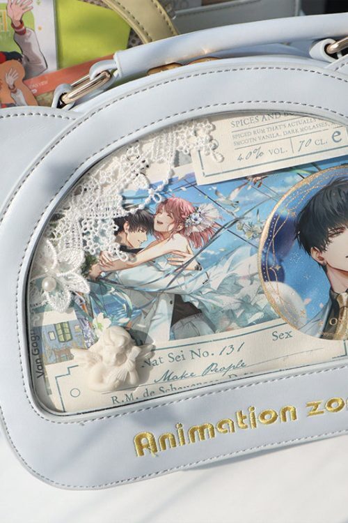 Cat Ita Crossbody Bag for Plushies and Pins