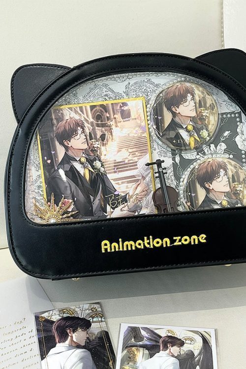 Cat Ita Crossbody Bag for Plushies and Pins