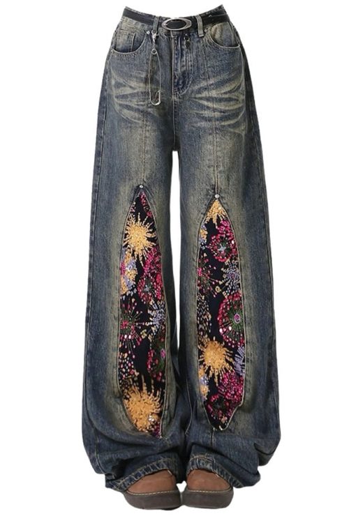 Celestial Magic Wide Leg Jeans