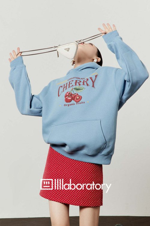 Cherry Print Hoodie
