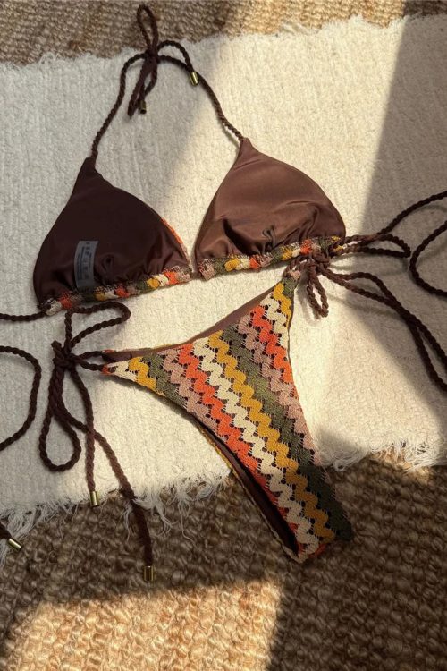 Chevron Triangle Bikini Set