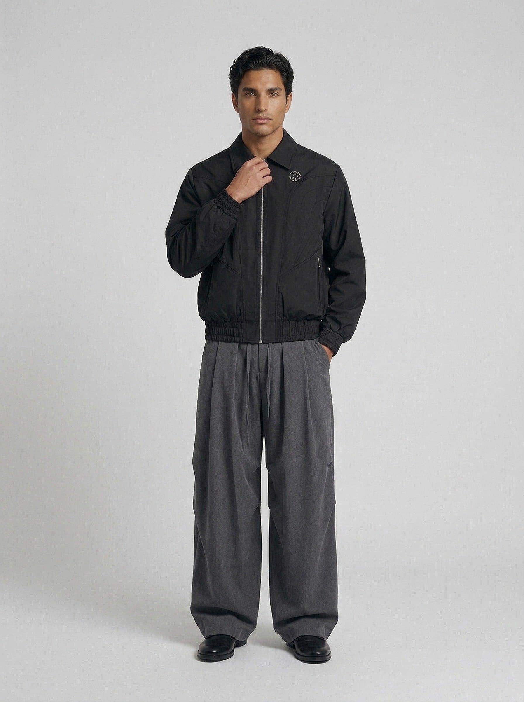 Chic Bomber Jacket - Relaxed Fit