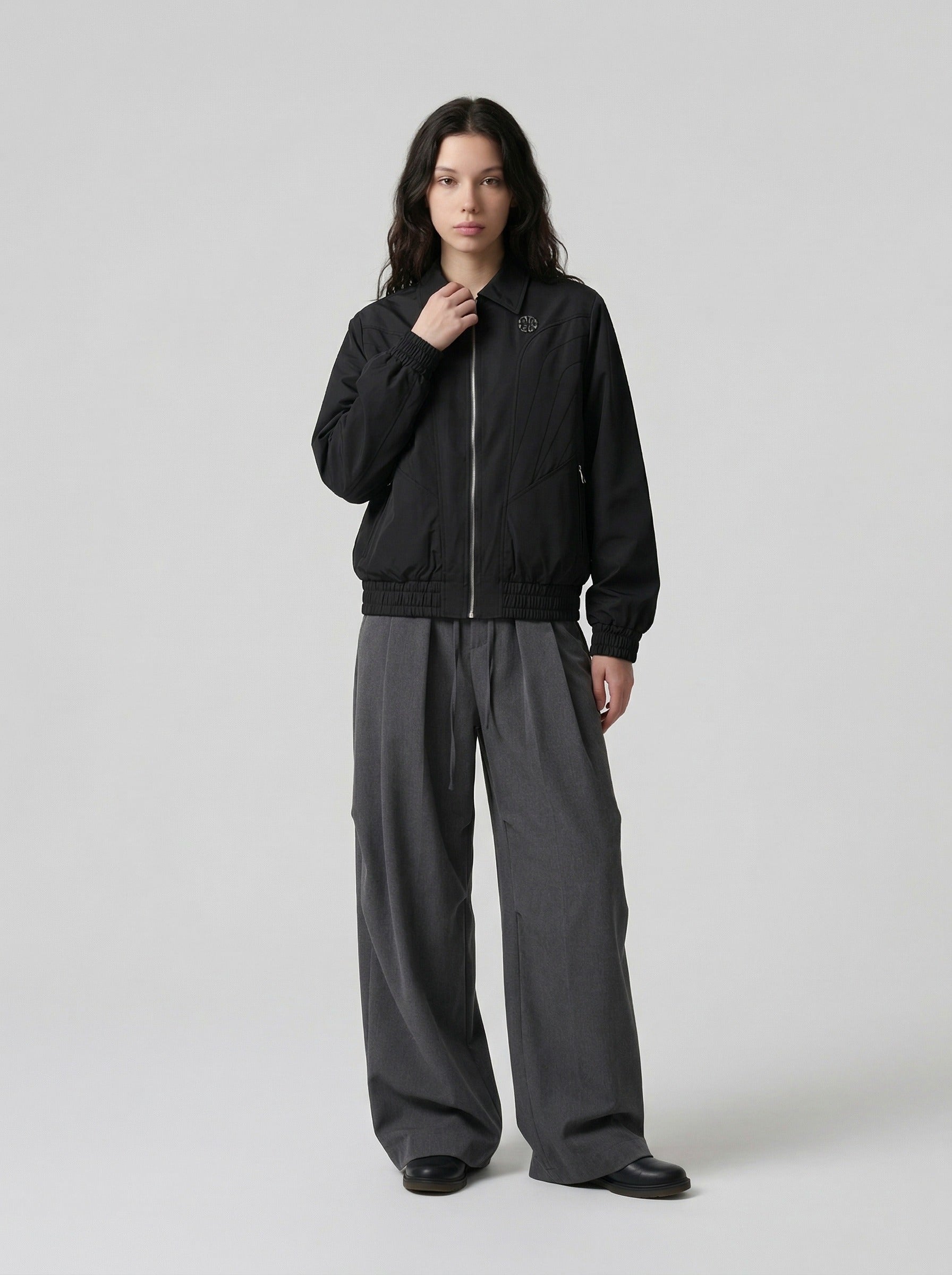 Chic Bomber Jacket - Relaxed Fit