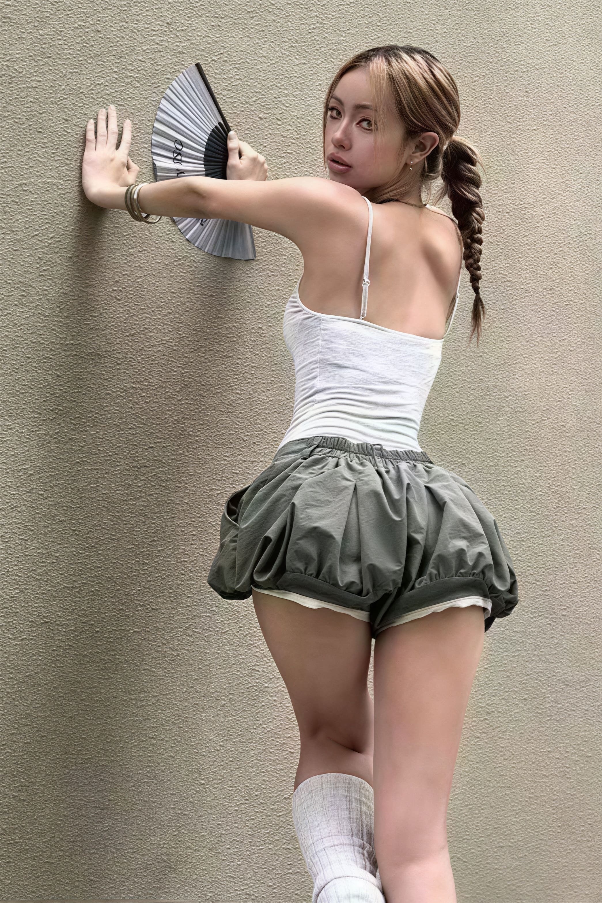 Chic Elegant Low Waist Tulip Hem Shorts Chic Elegant Low Waist Tulip Hem Shorts