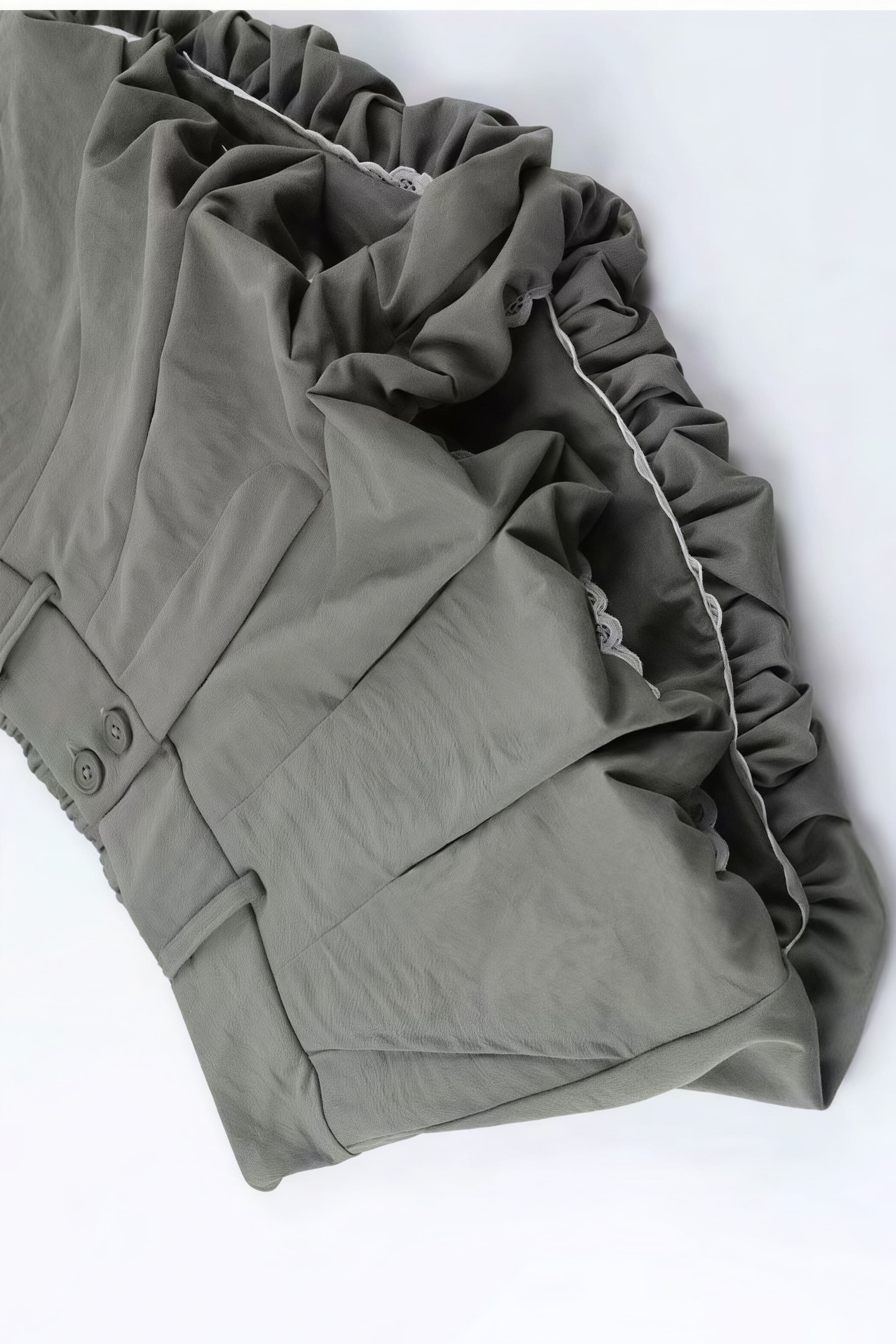 Chic Elegant Low Waist Tulip Hem Shorts Chic Elegant Low Waist Tulip Hem Shorts