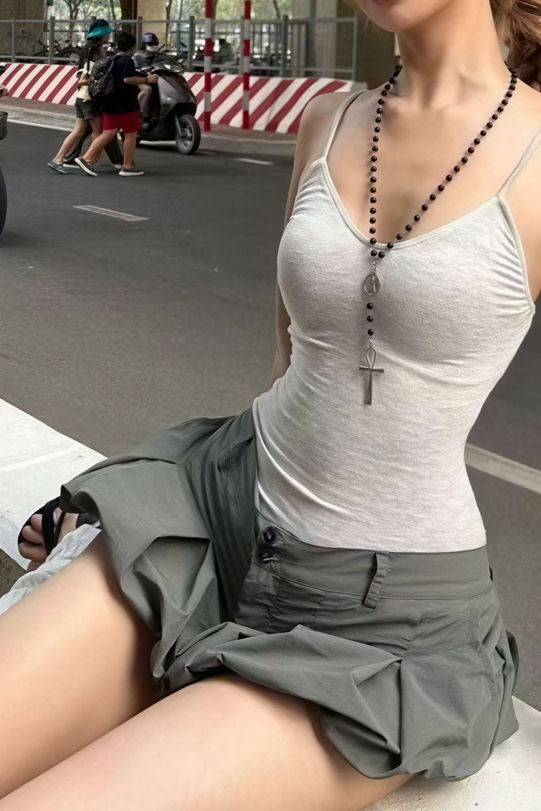 Chic Elegant Low Waist Tulip Hem Shorts Chic Elegant Low Waist Tulip Hem Shorts