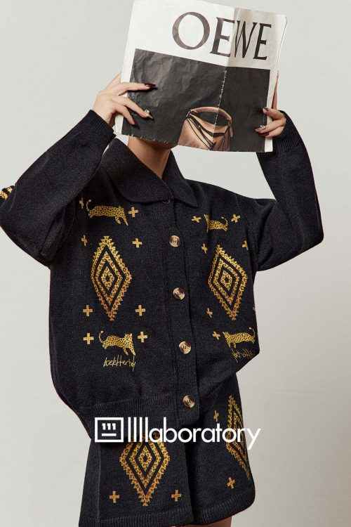 Chic Leopard Knit Top / Shorts