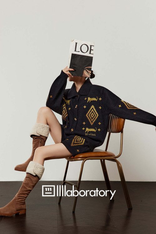 Chic Leopard Knit Top / Shorts