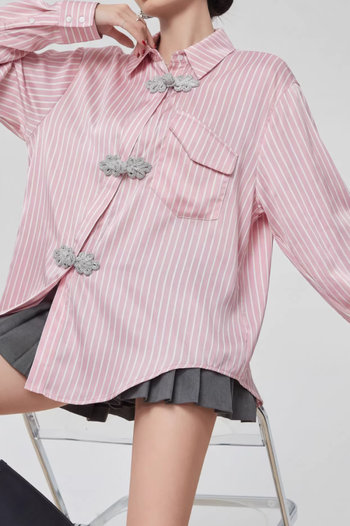 Chinese-style Long-Sleeve Shirt