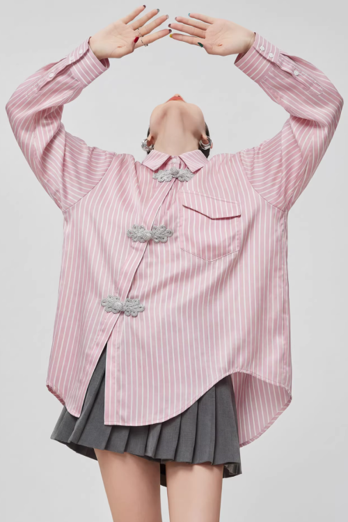 Chinese-style Long-Sleeve Shirt