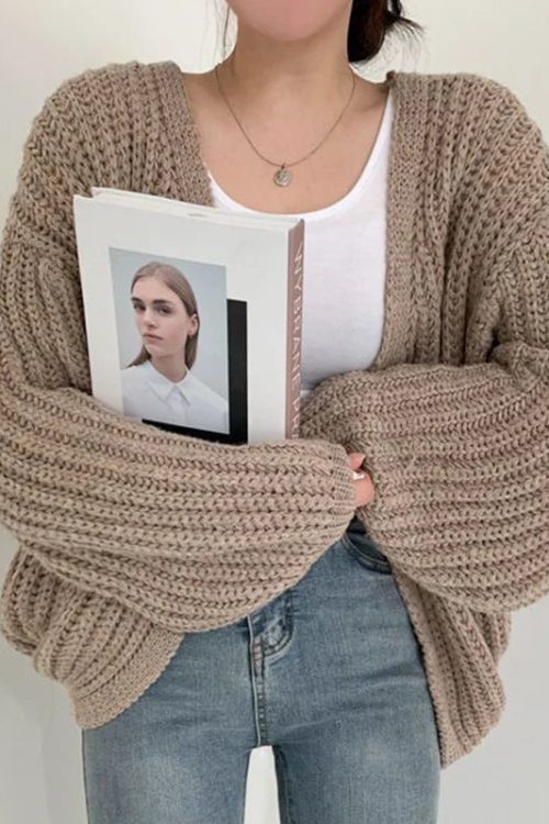 Chunky Knit Cardigan