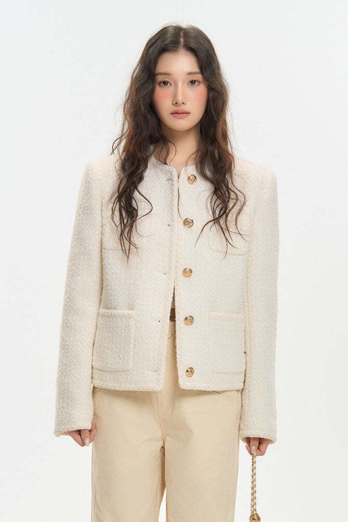 Chunky Tweed Short Jacket