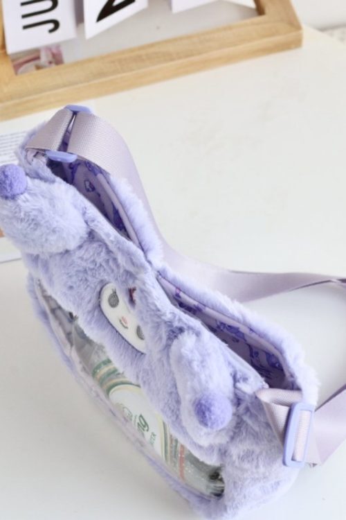 Cinnamoroll Transparent Crossbody Bag for Plushies and Pins