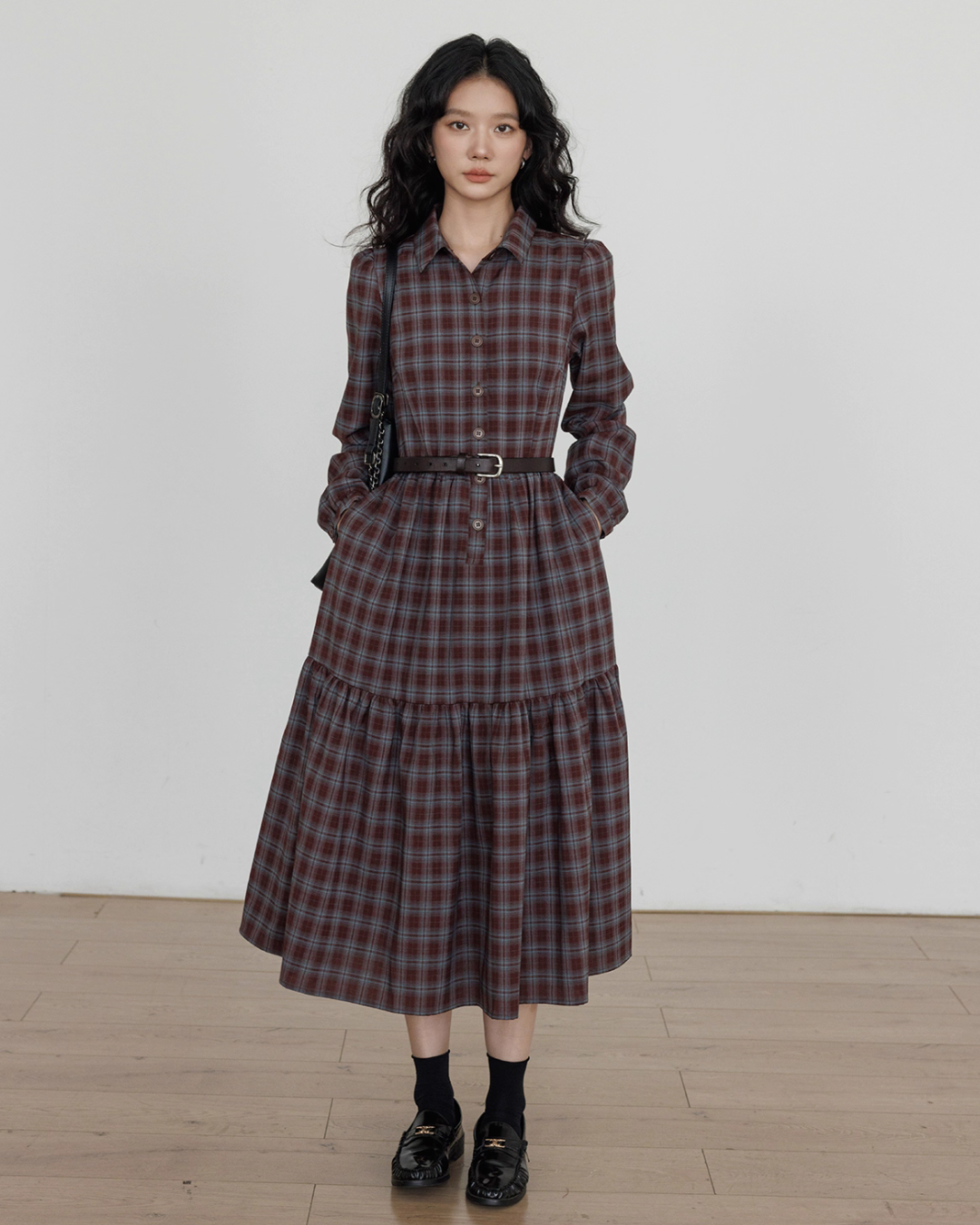 Classic Paid Long Dress Classic Paid Long Dress