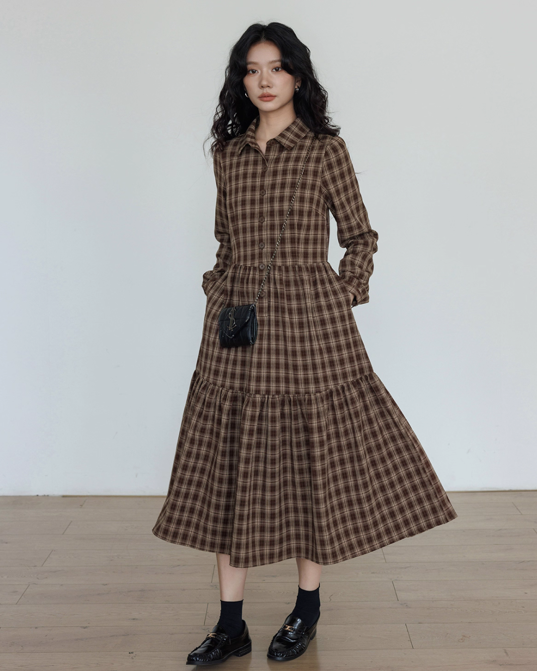 Classic Paid Long Dress Classic Paid Long Dress