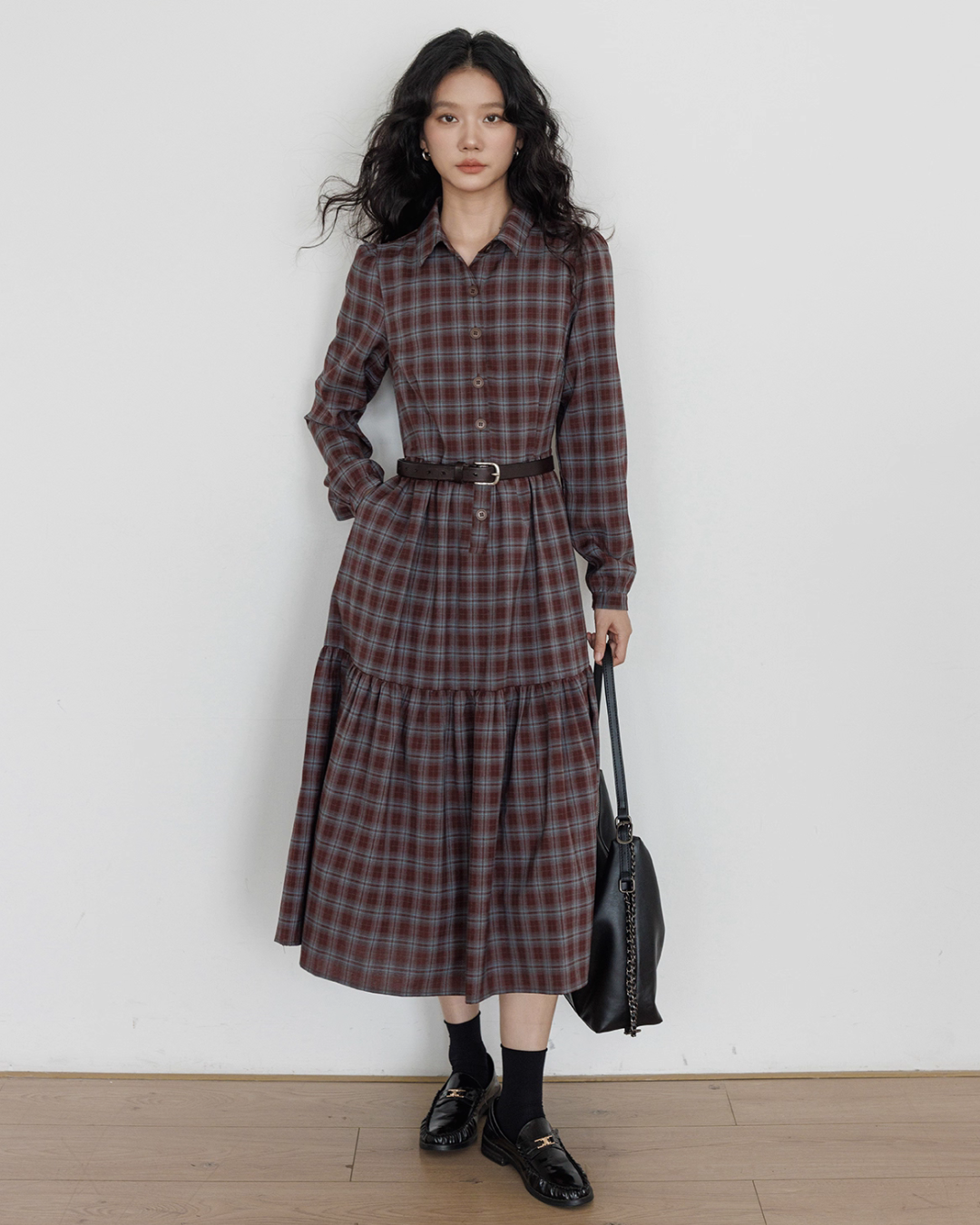 Classic Paid Long Dress Classic Paid Long Dress