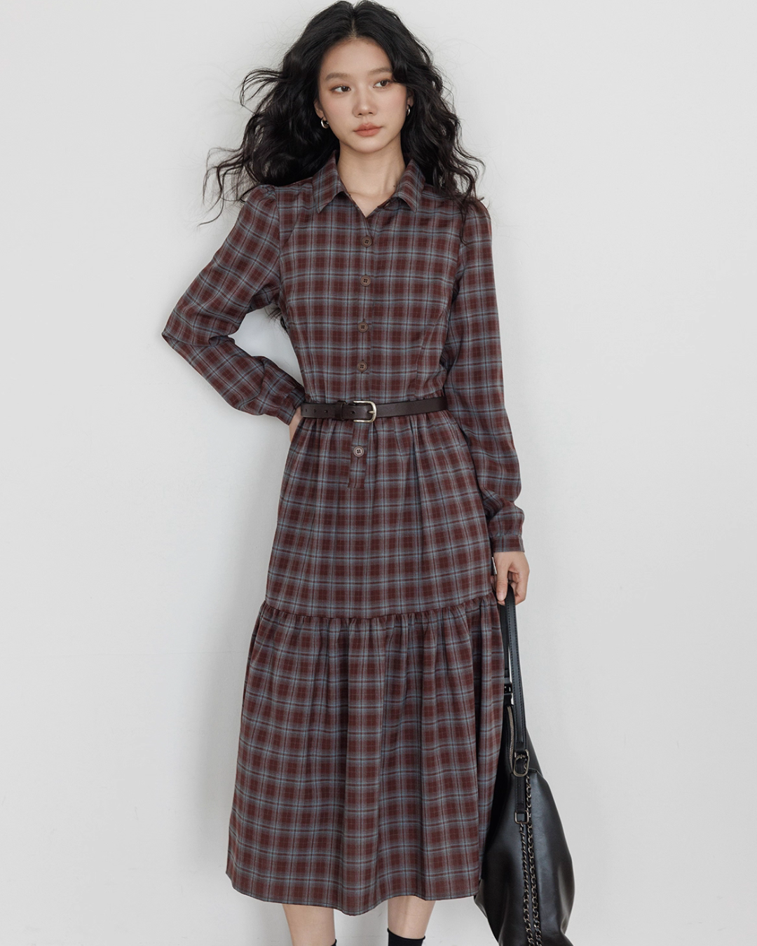 Classic Paid Long Dress Classic Paid Long Dress