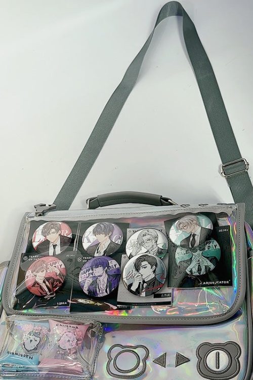 Claw Machine Inspired Ita Bag with Included Insert for Plushies and Pins