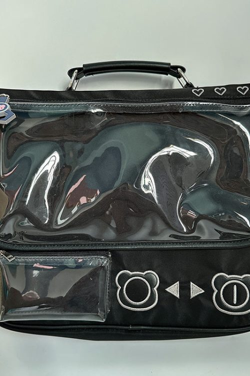 Claw Machine Inspired Ita Bag with Included Insert for Plushies and Pins