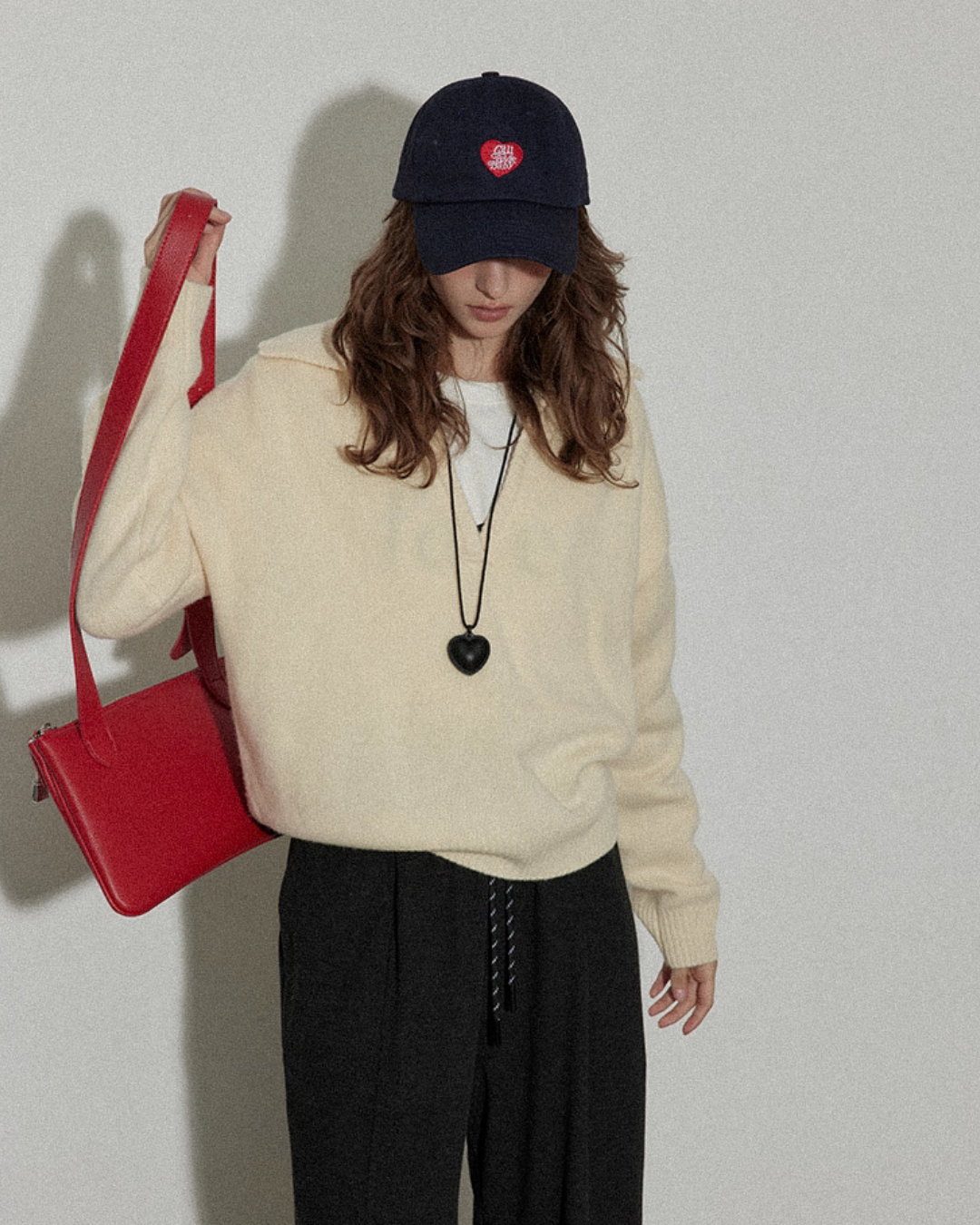 Collar Knit Casual Top Collar Knit Casual Top