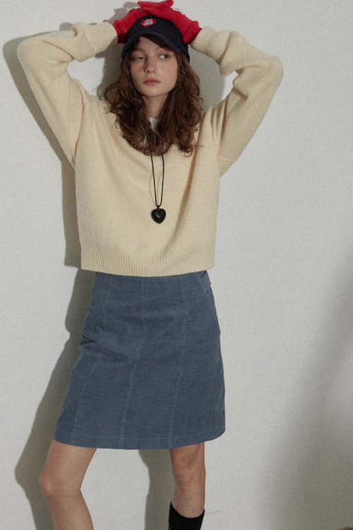 Collar Knit Casual Top