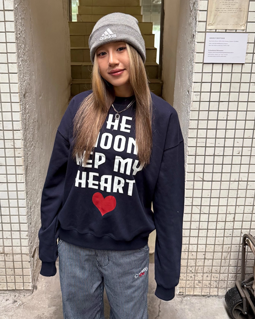 College Logo Sweat Top College Logo Sweat Top