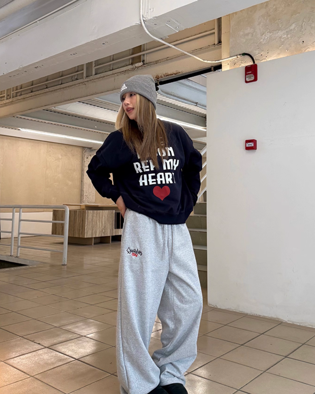 College Logo Sweat Top College Logo Sweat Top