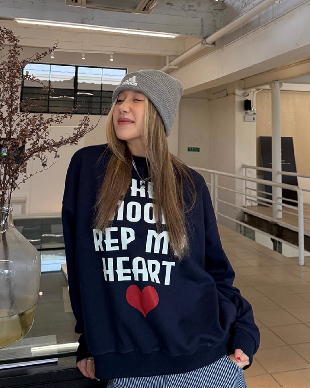 College Logo Sweat Top College Logo Sweat Top