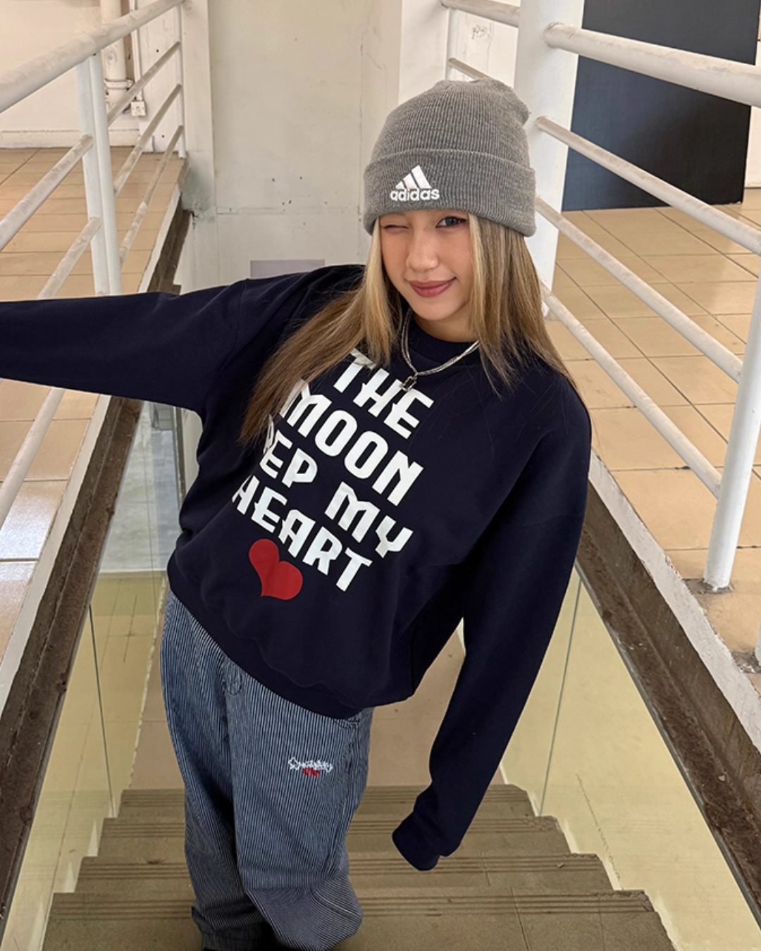 College Logo Sweat Top College Logo Sweat Top