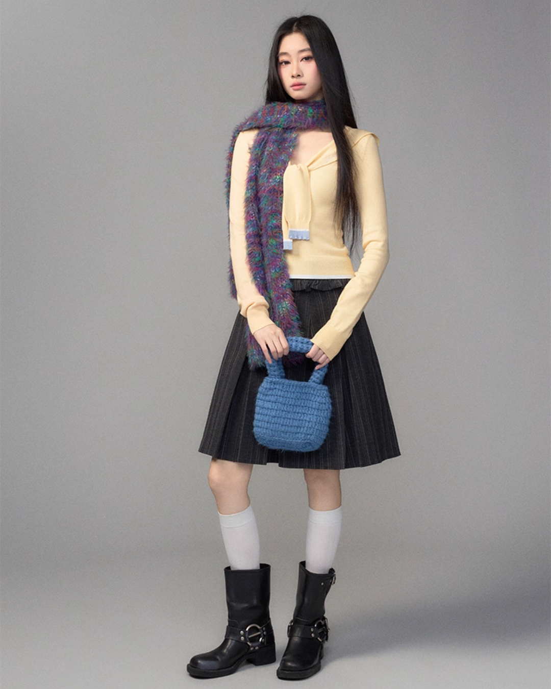 College Style Pleated Skirt College Style Pleated Skirt