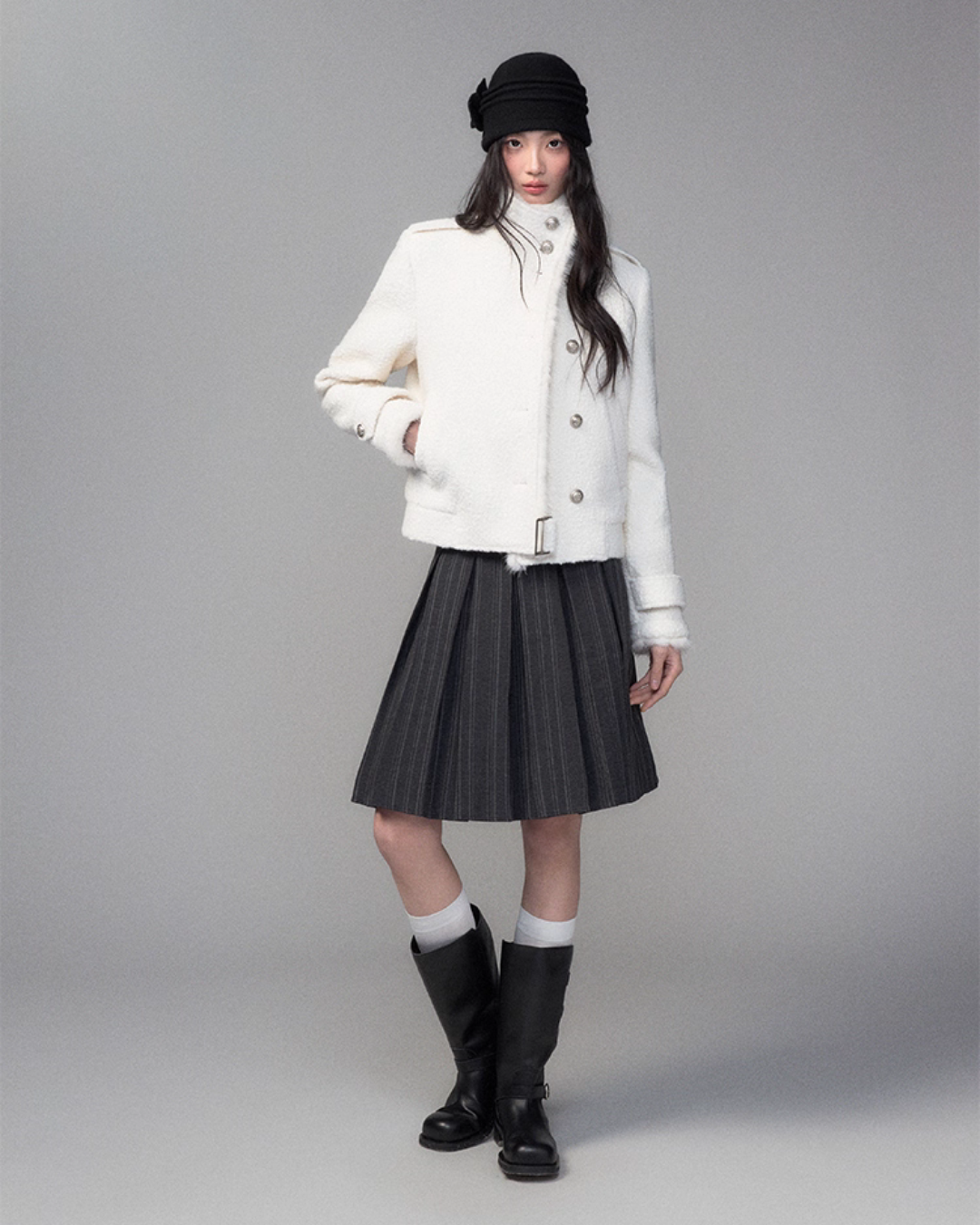 College Style Pleated Skirt College Style Pleated Skirt