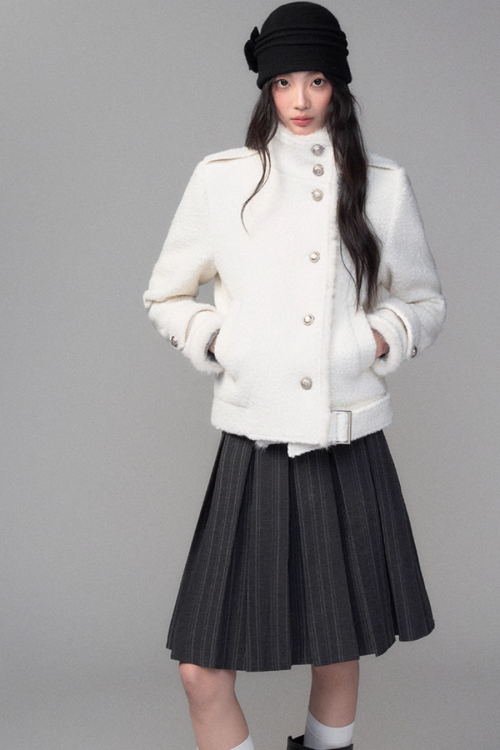 College Style Pleated Skirt