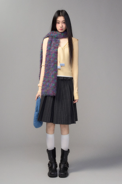 College Style Pleated Skirt