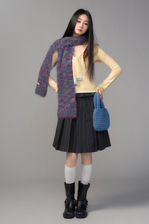 College Style Pleated Skirt