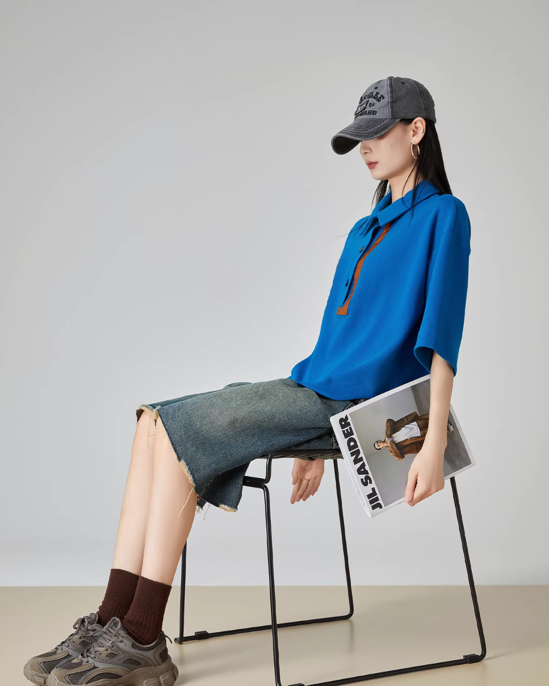 Color-Block Retro Polo Shirt Color-Block Retro Polo Shirt