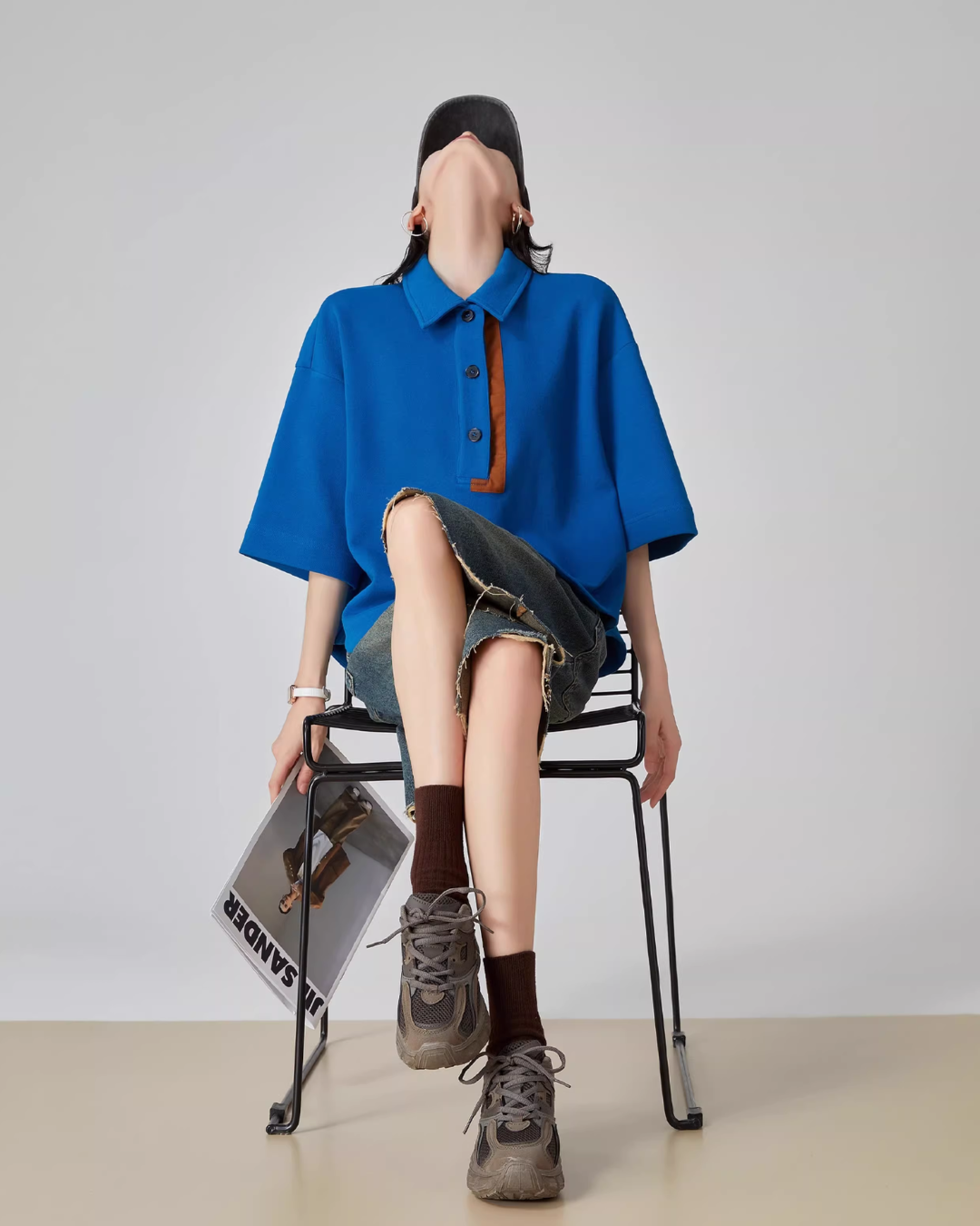 Color-Block Retro Polo Shirt Color-Block Retro Polo Shirt