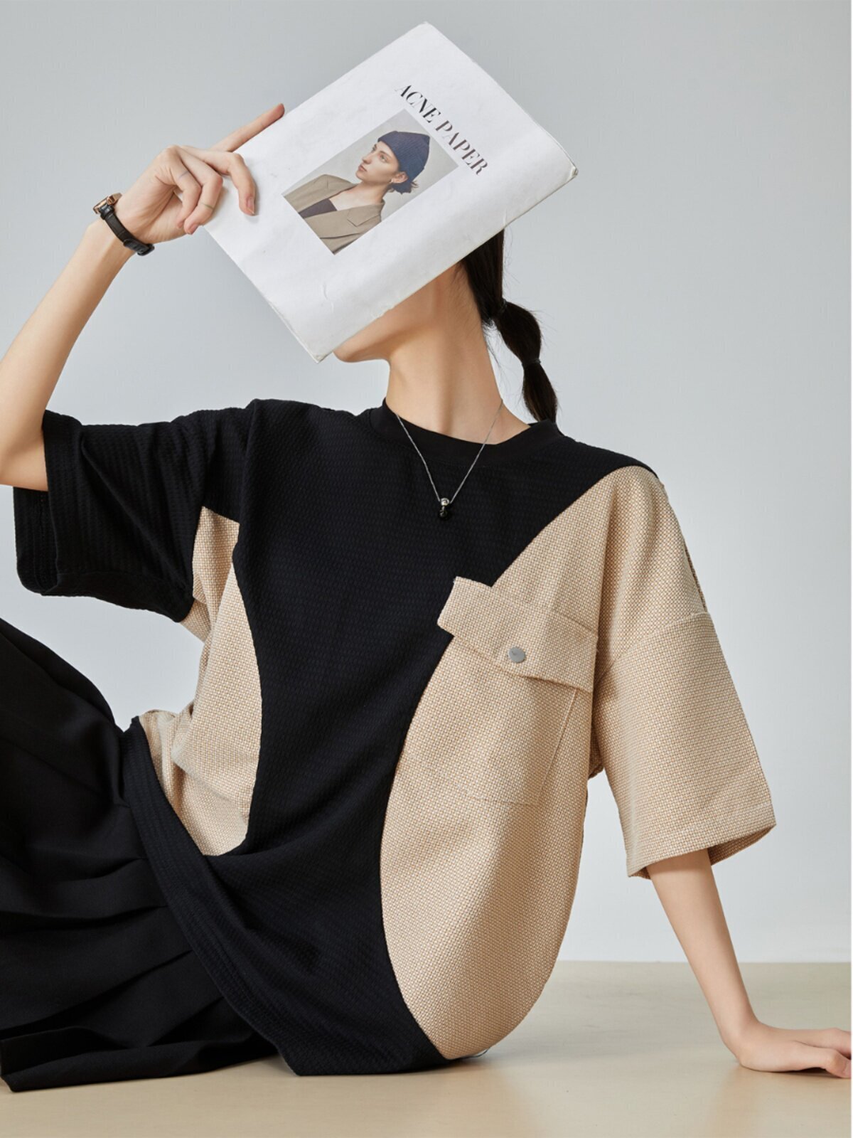 Color Blocking Short Sleeve T-Shirt Color Blocking Short Sleeve T-Shirt