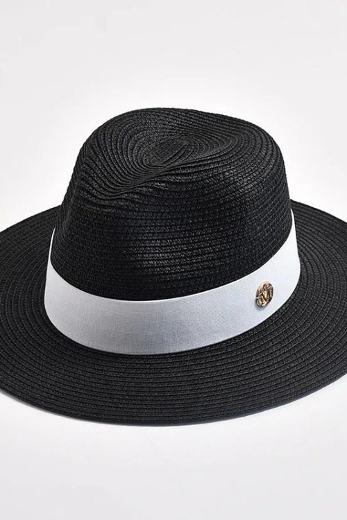 Contrast Band Fedora Hat