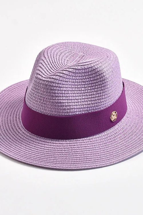 Contrast Band Fedora Hat