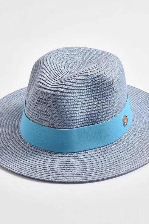 Contrast Band Fedora Hat