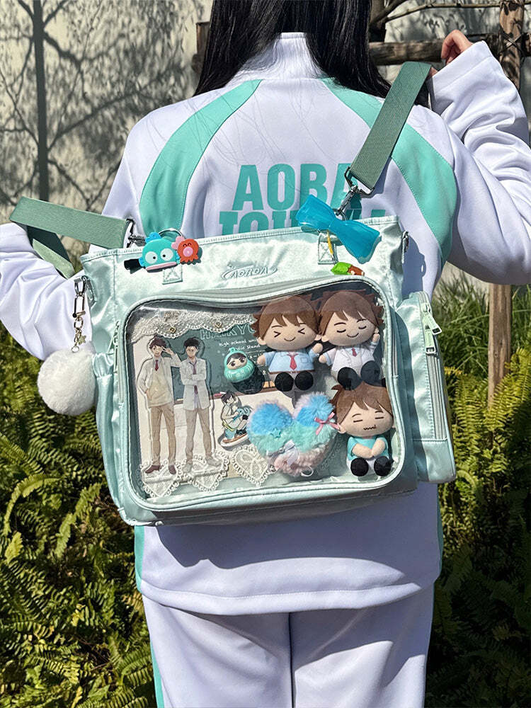 Convertible Ita Bag for Pin Display Convertible Ita Bag for Pin Display