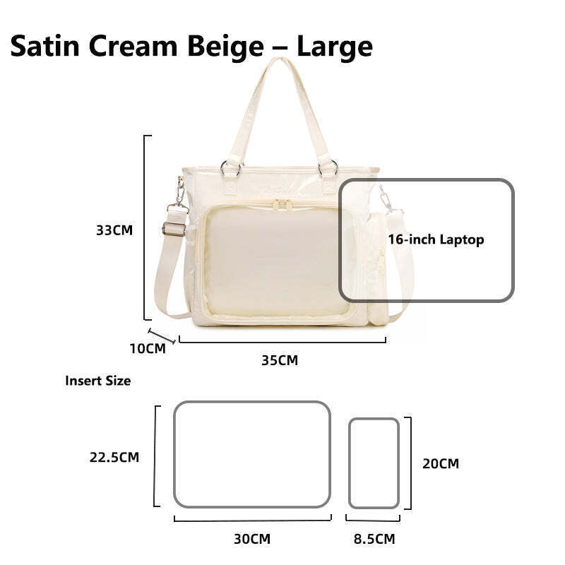Convertible Ita Bag for Pin Display Convertible Ita Bag for Pin Display