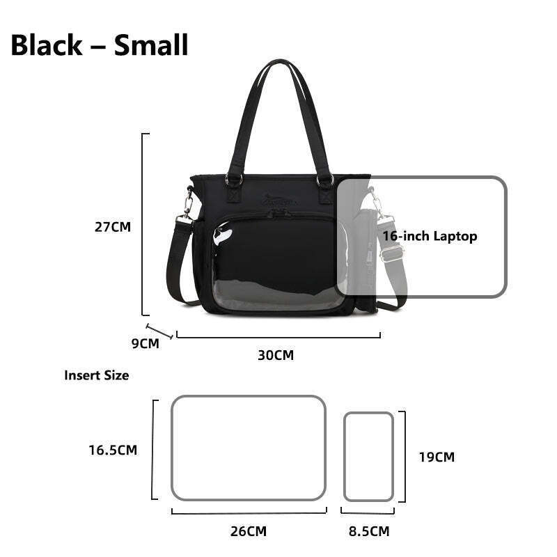 Convertible Ita Bag for Pin Display Convertible Ita Bag for Pin Display