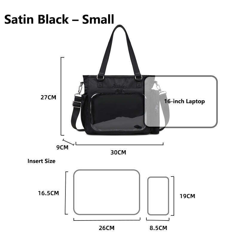 Convertible Ita Bag for Pin Display Convertible Ita Bag for Pin Display