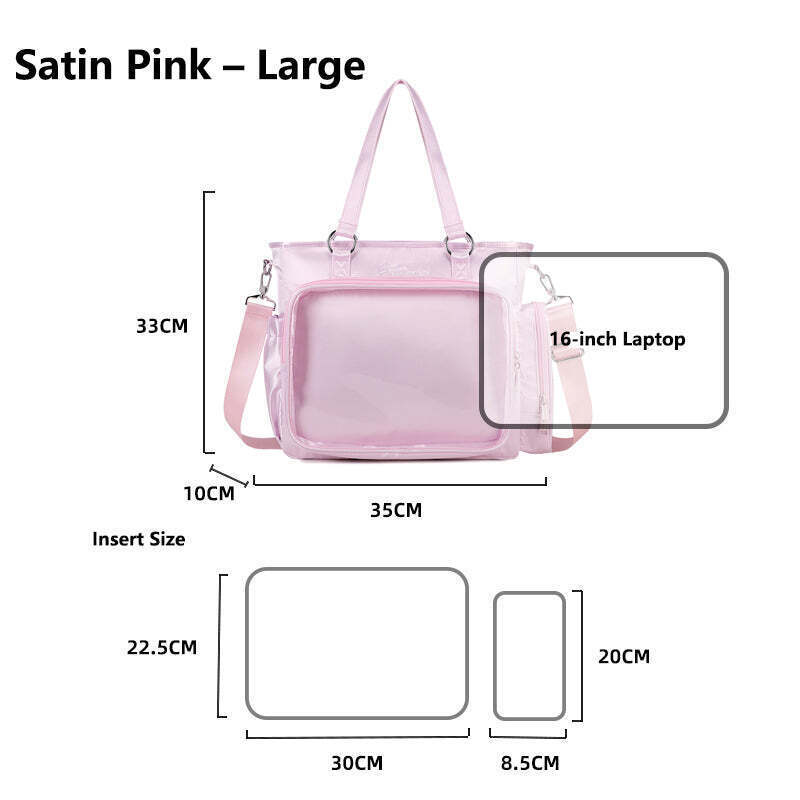 Convertible Ita Bag for Pin Display Convertible Ita Bag for Pin Display