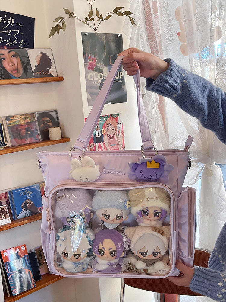 Convertible Ita Bag for Pin Display Convertible Ita Bag for Pin Display