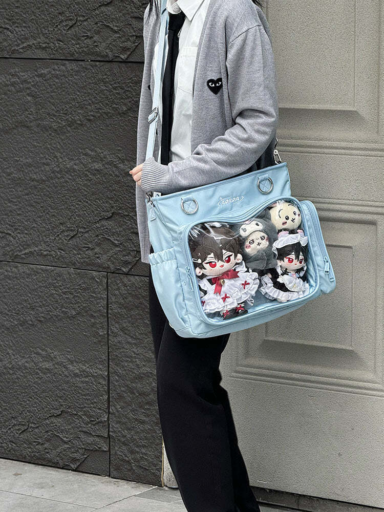 Convertible Ita Bag for Pin Display Convertible Ita Bag for Pin Display
