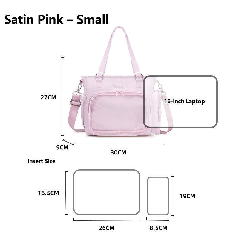 Convertible Ita Bag for Pin Display Convertible Ita Bag for Pin Display