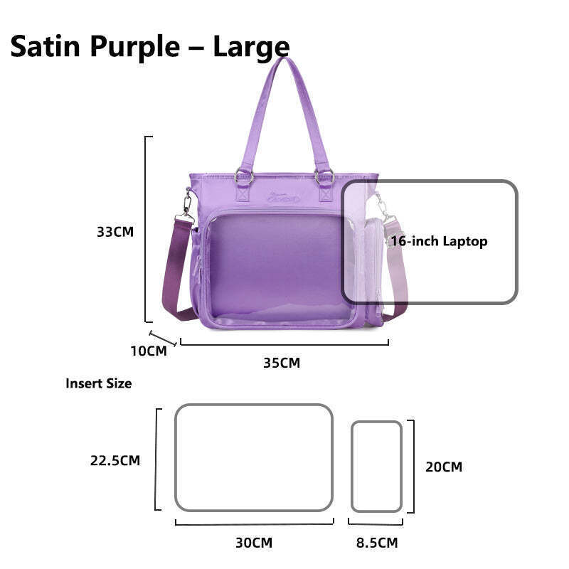 Convertible Ita Bag for Pin Display Convertible Ita Bag for Pin Display